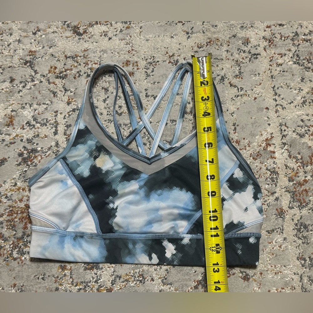 LULULEMON Strap It Like It's Hot Bra Blooming Pixie Aquamarine - Picture 7 of 12